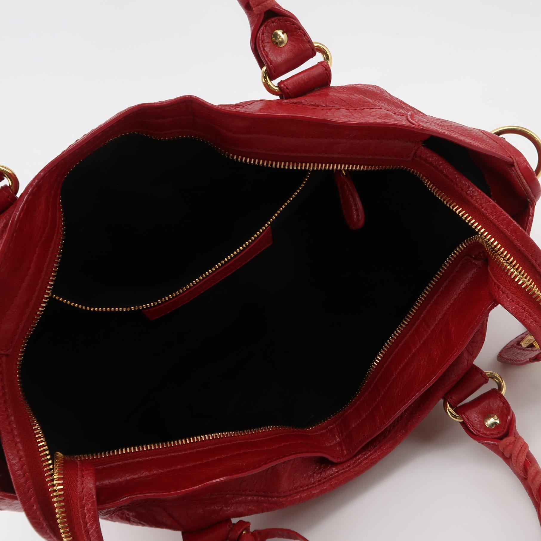 Balenciaga Classic City Medium Red
