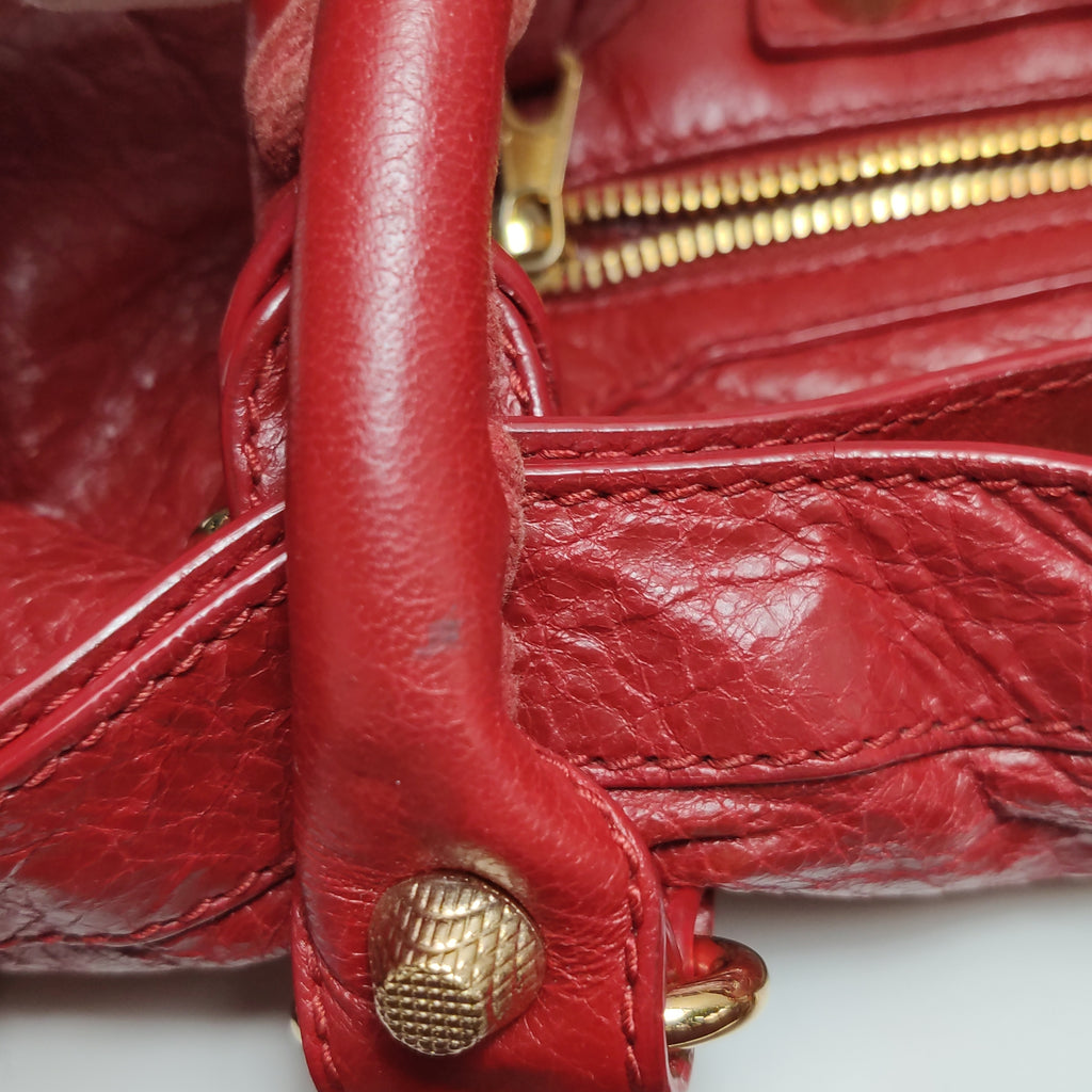 Balenciaga Classic City Medium Red