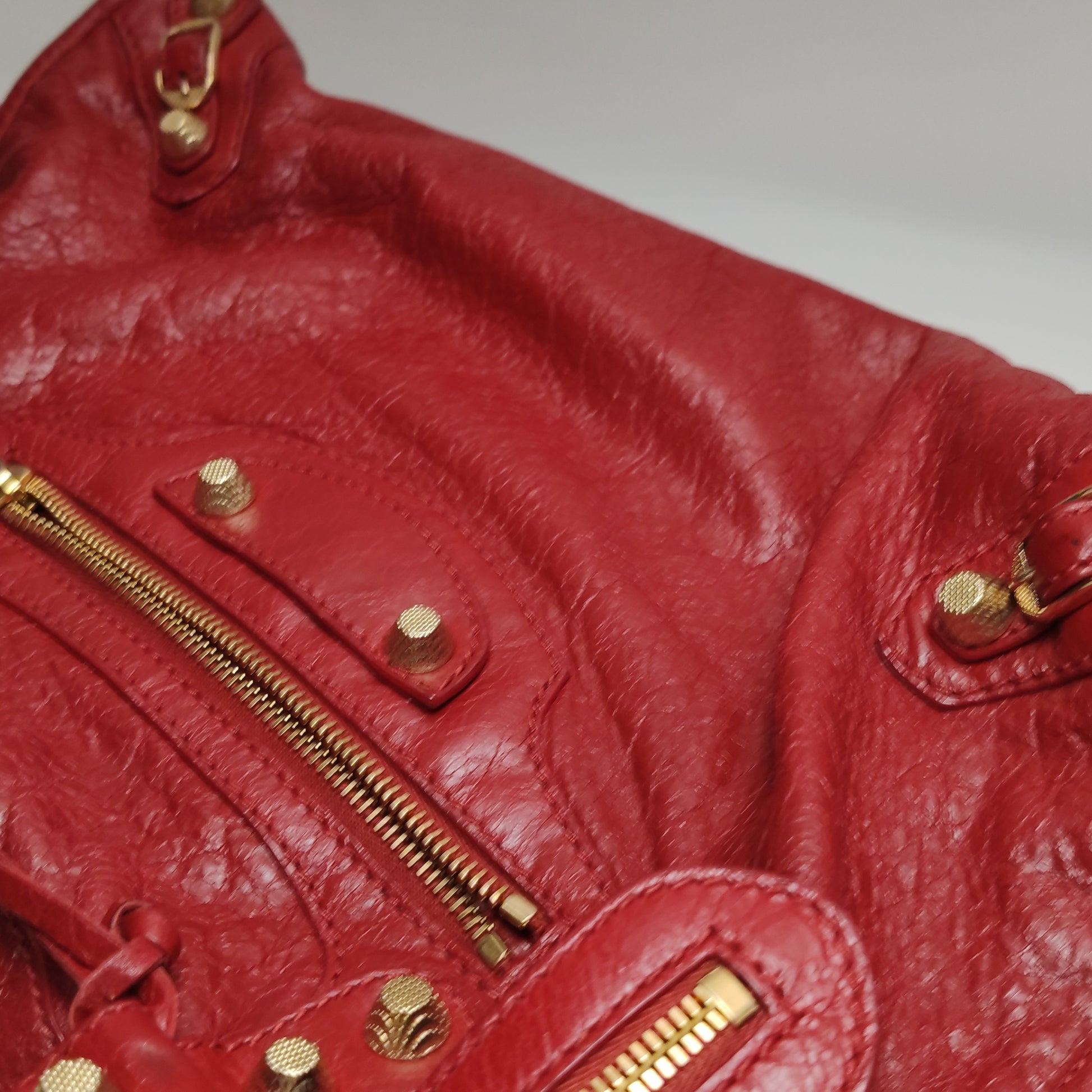 Balenciaga Classic City Medium Red