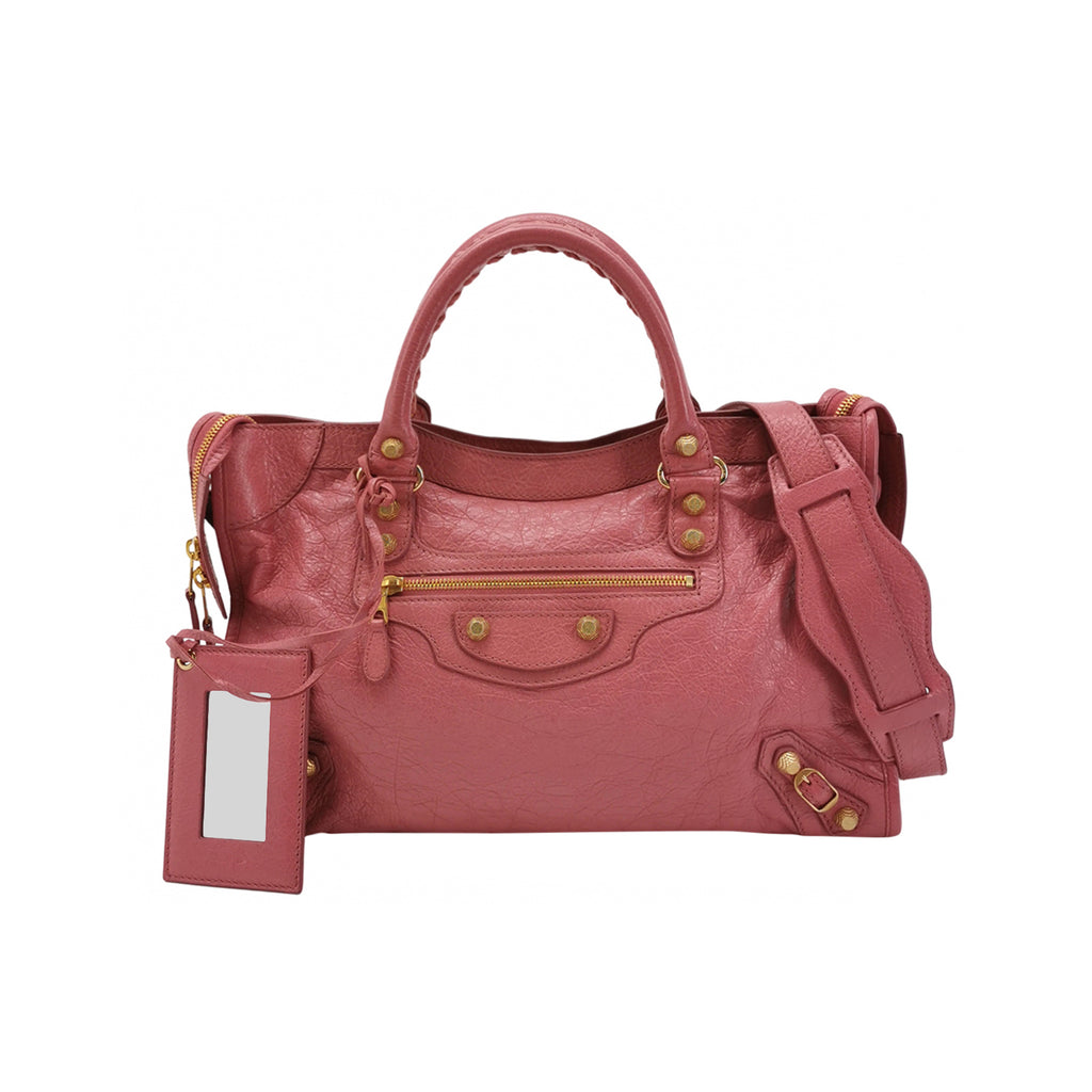 Balenciaga Classic Giant City Medium Rose Bruyere