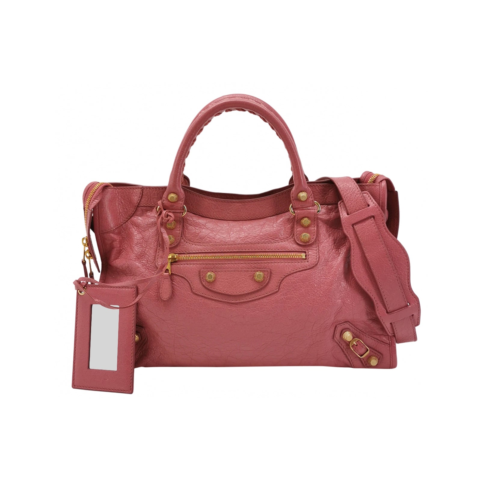 Balenciaga Classic Giant City Medium Rose Bruyere