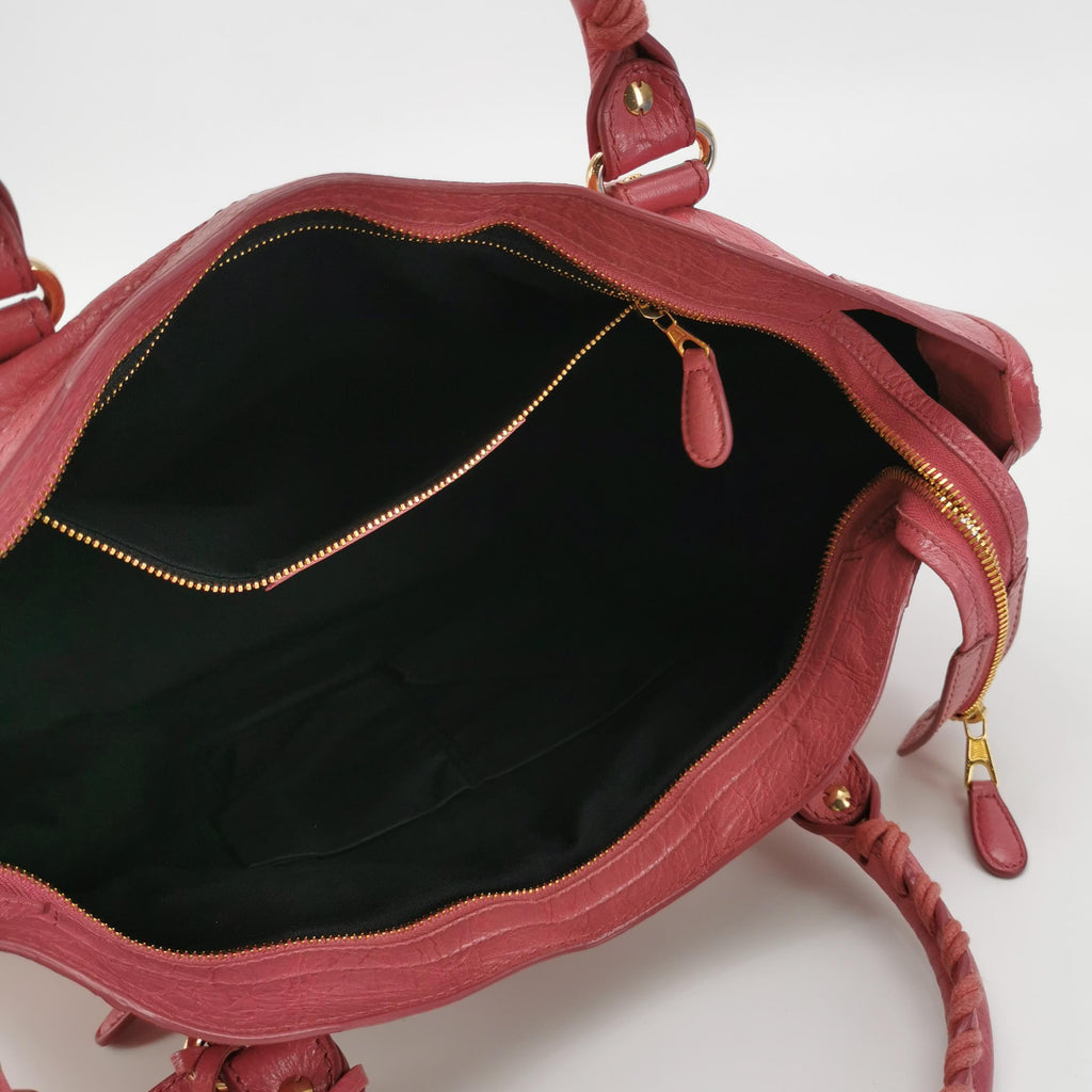 Balenciaga Classic Giant City Medium Rose Bruyere