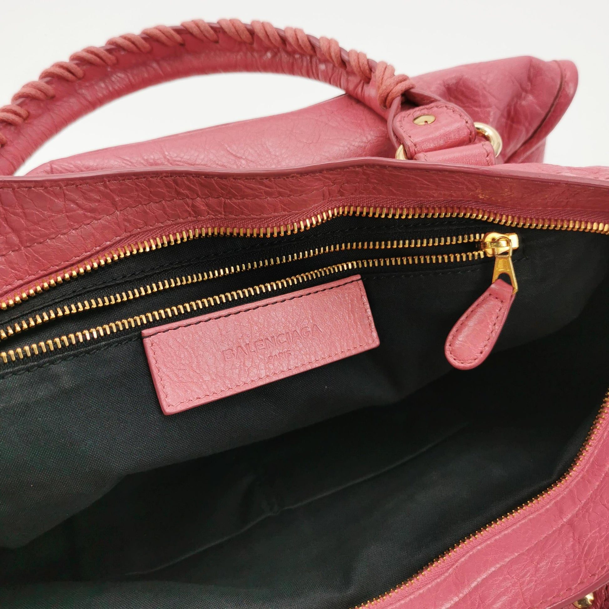 Balenciaga Classic Giant City Medium Rose Bruyere