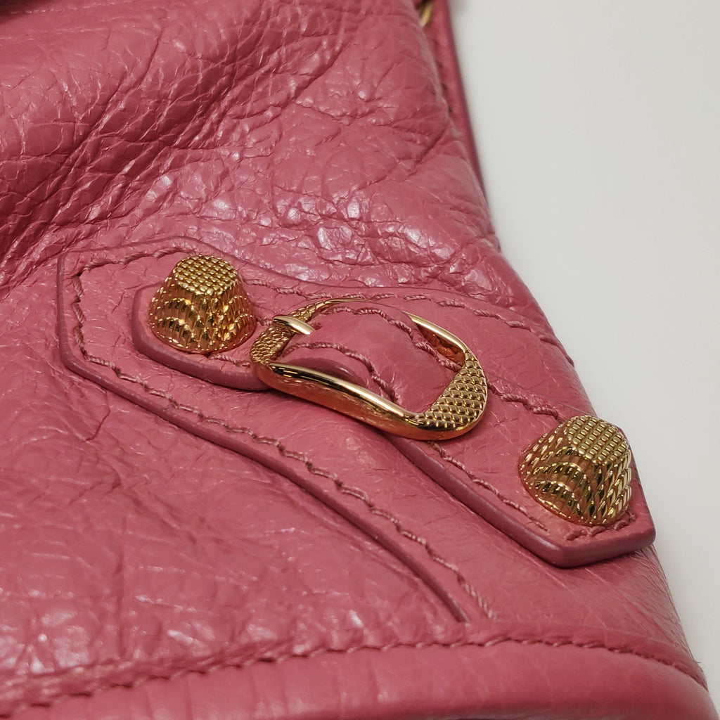 Balenciaga Classic Giant City Medium Rose Bruyere