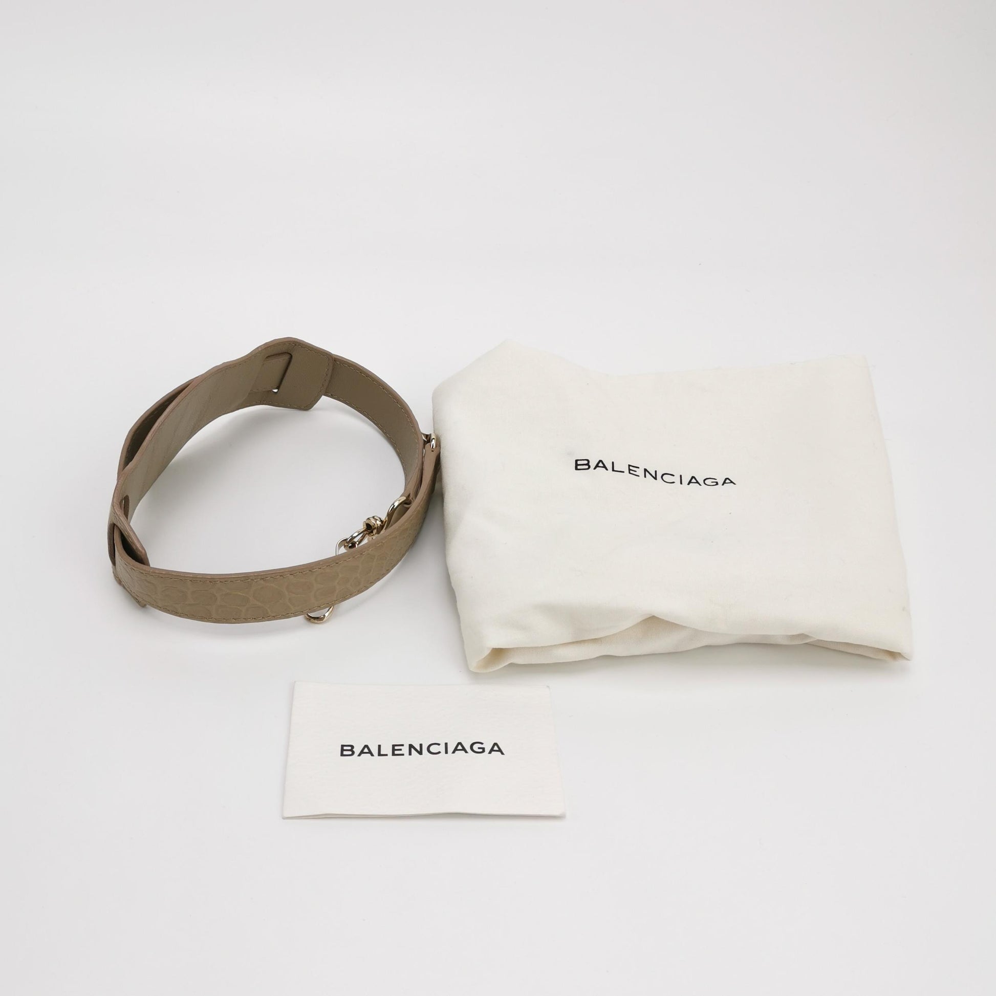 Balenciaga City Medium Metallic Edge Croc
