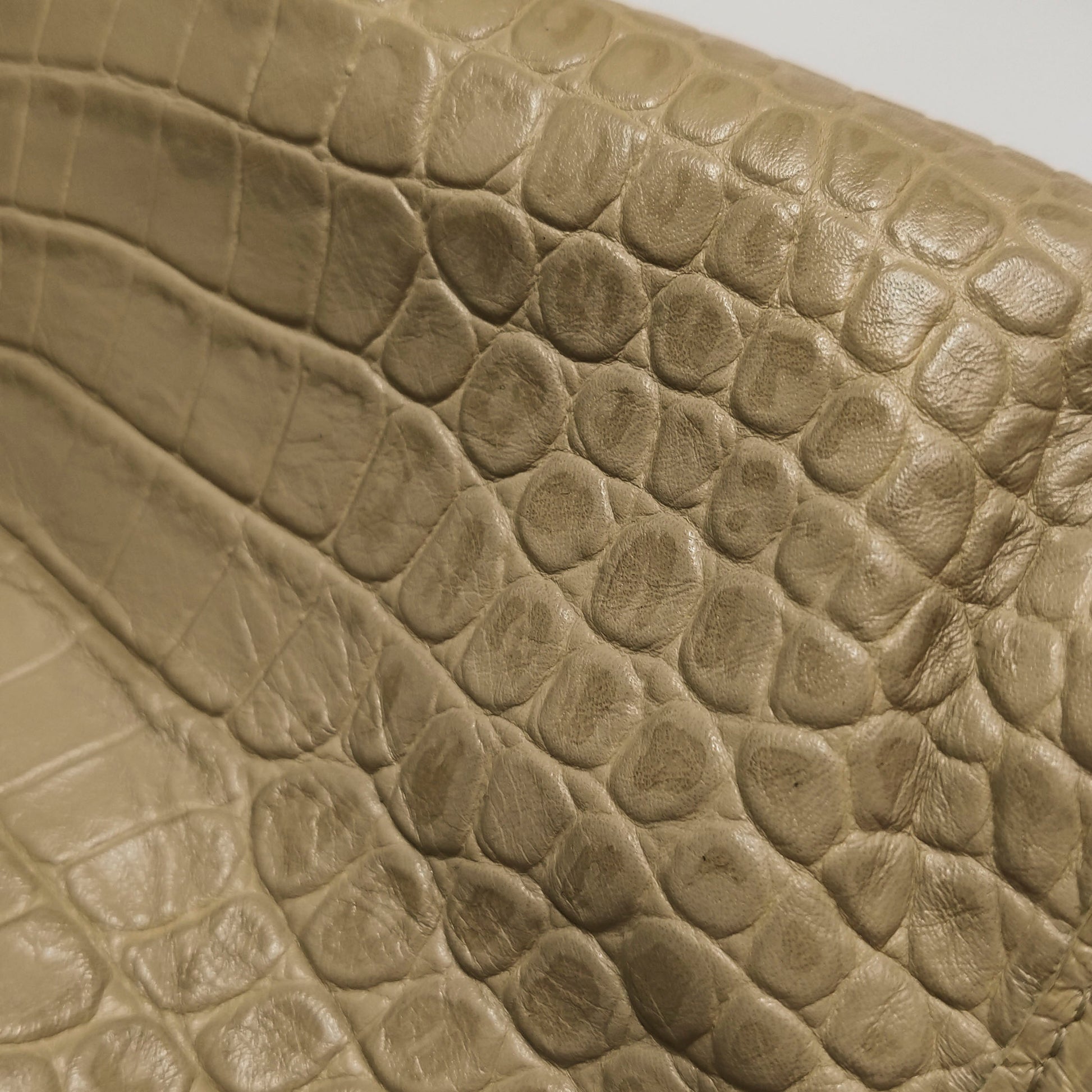Balenciaga City Medium Metallic Edge Croc