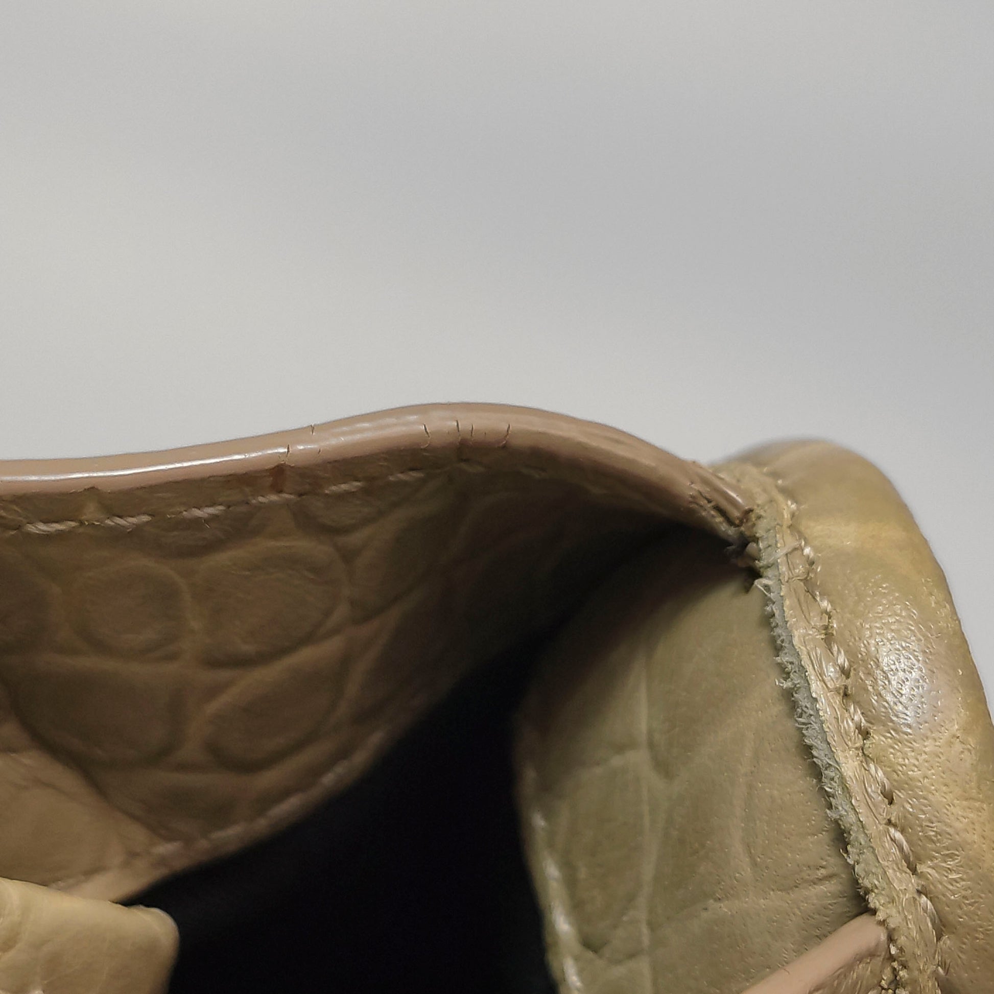 Balenciaga City Medium Metallic Edge Croc