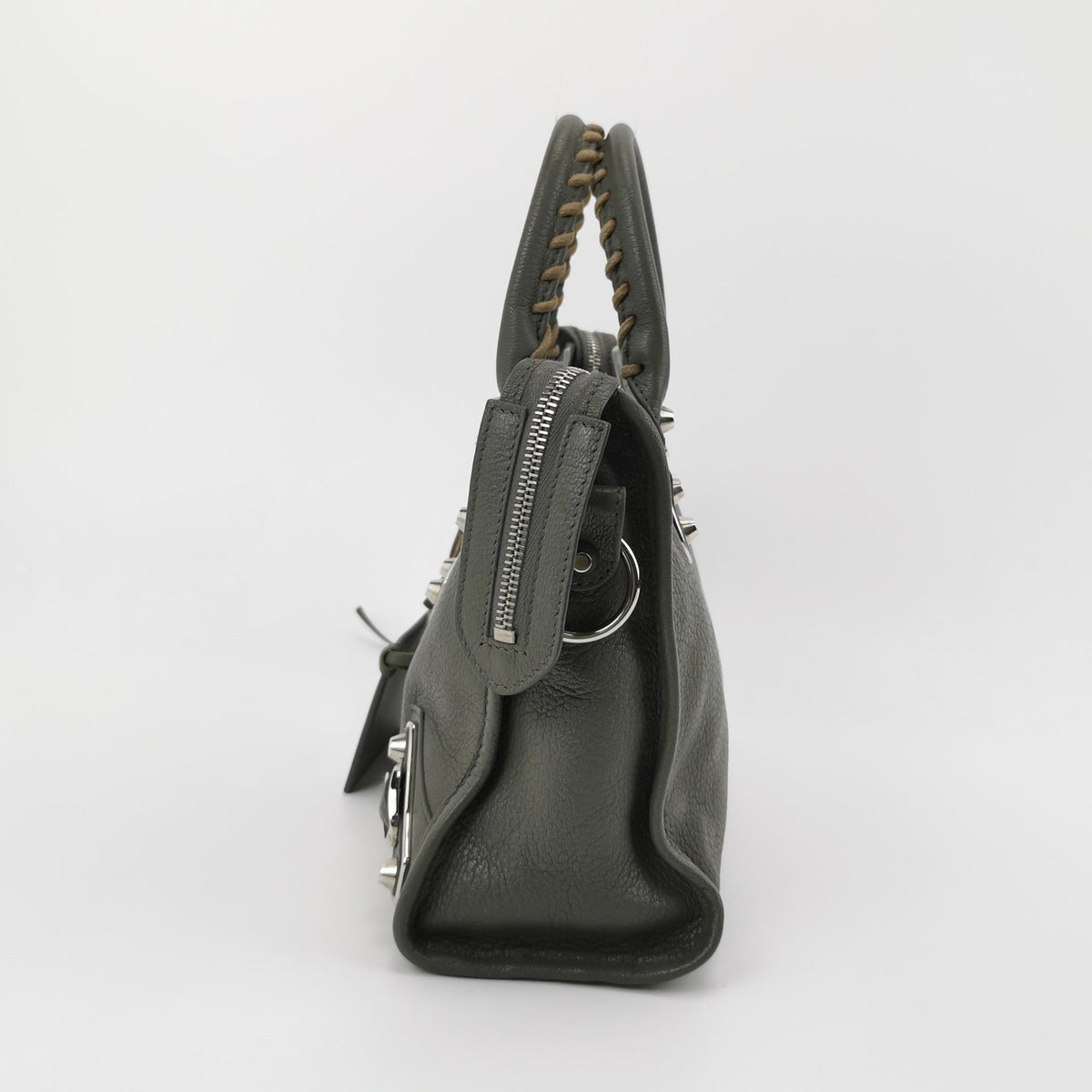 Balenciaga City Metallic Edge Small Gray SHW