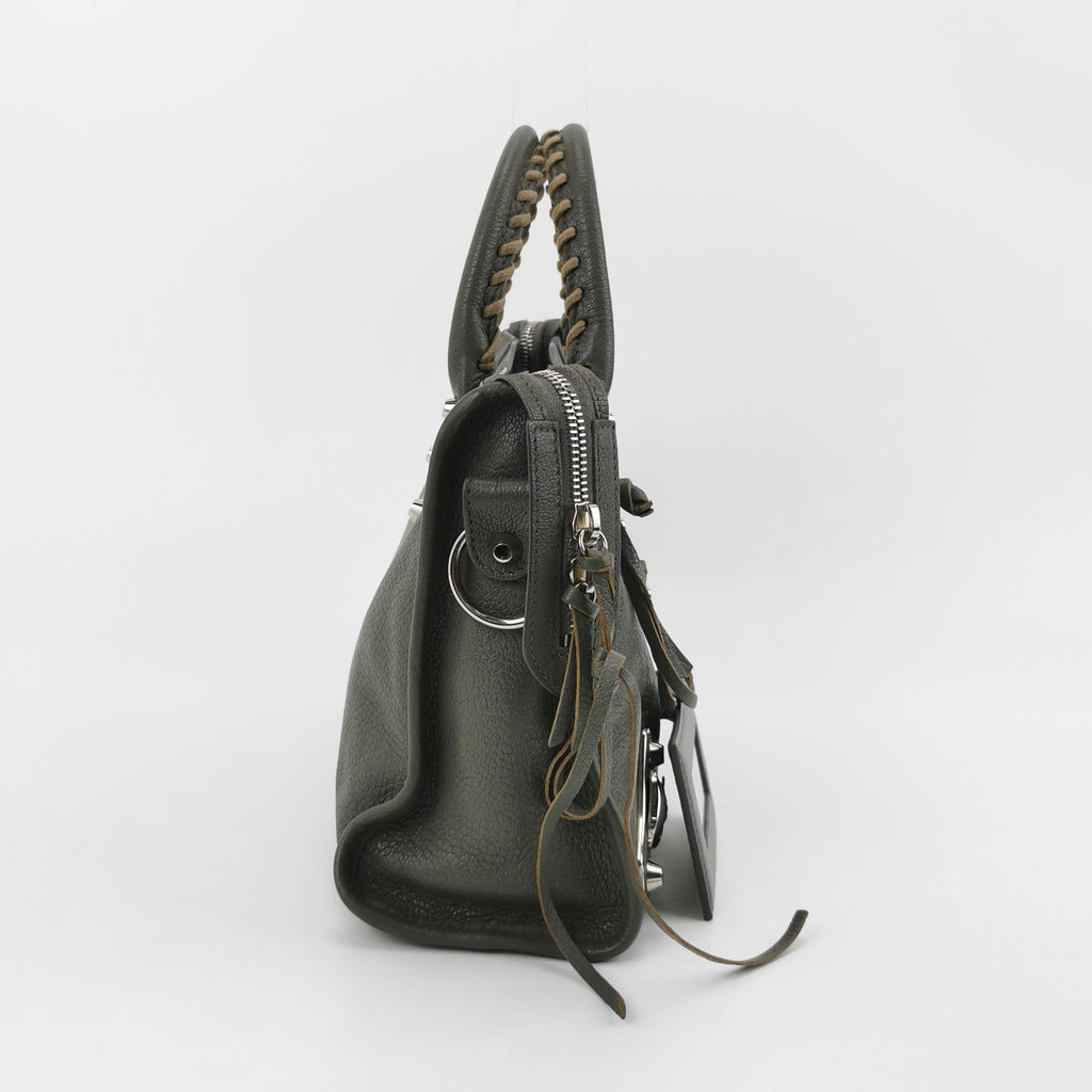 Balenciaga City Metallic Edge Small Gray SHW