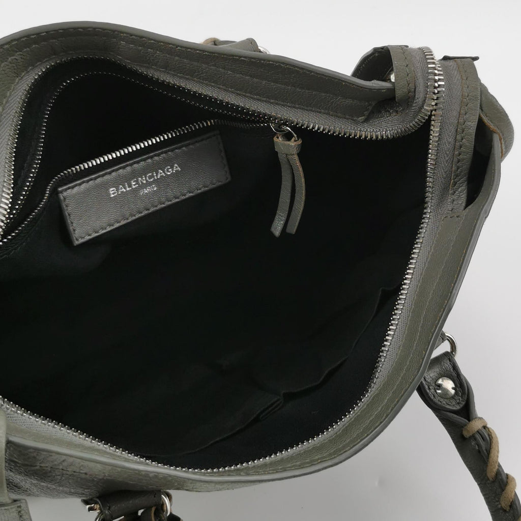 Balenciaga City Metallic Edge Small Gray SHW