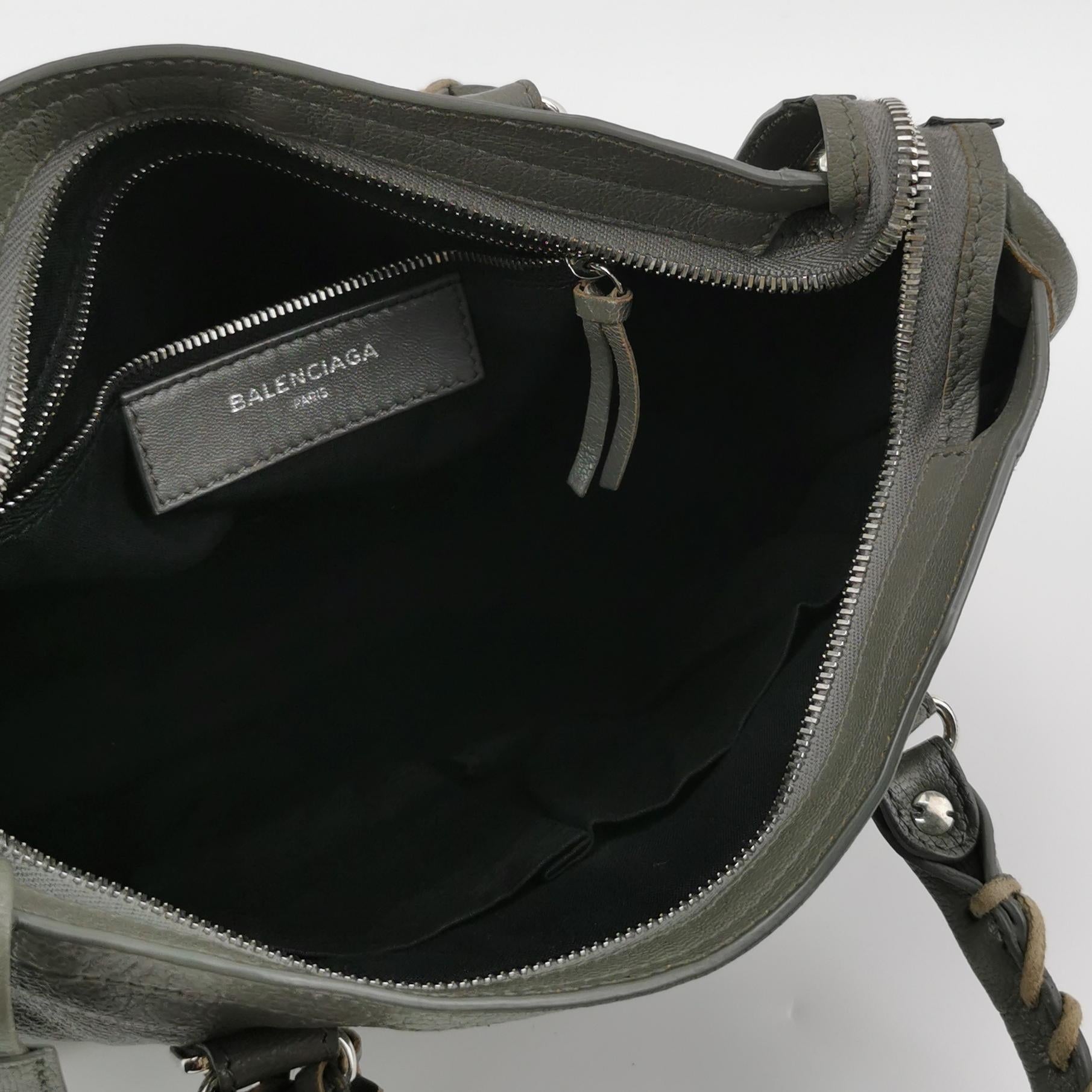 Balenciaga City Metallic Edge Small Gray SHW
