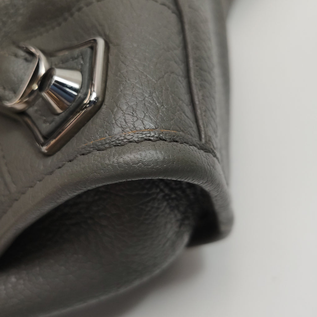 Balenciaga City Metallic Edge Small Gray SHW