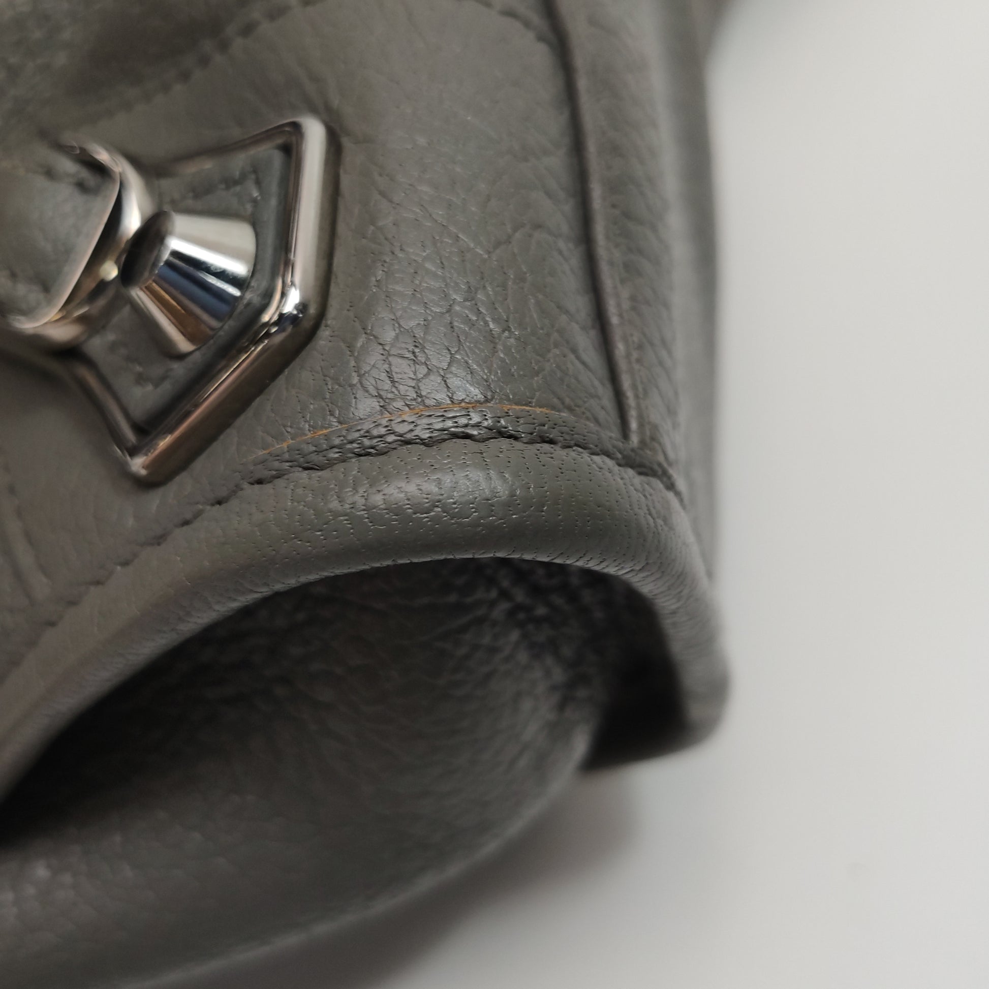 Balenciaga City Metallic Edge Small Gray SHW