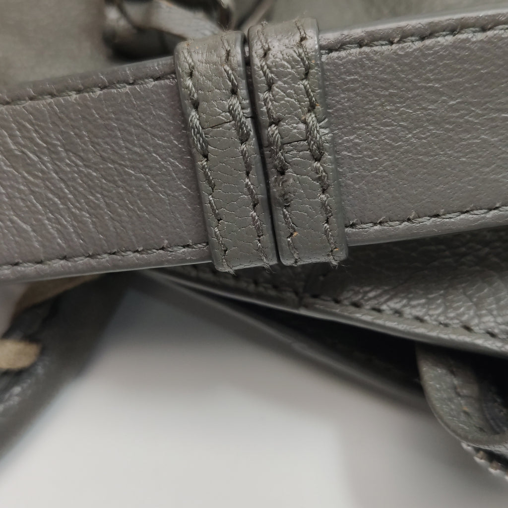 Balenciaga City Metallic Edge Small Gray SHW