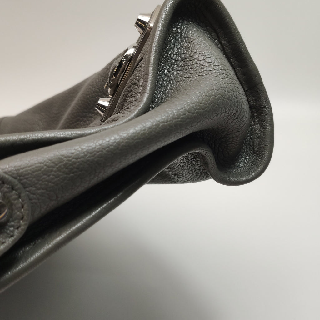 Balenciaga City Metallic Edge Small Gray SHW