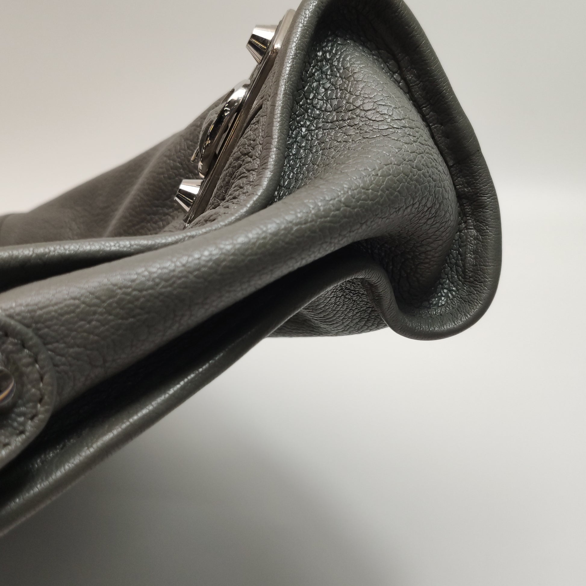 Balenciaga City Metallic Edge Small Gray SHW