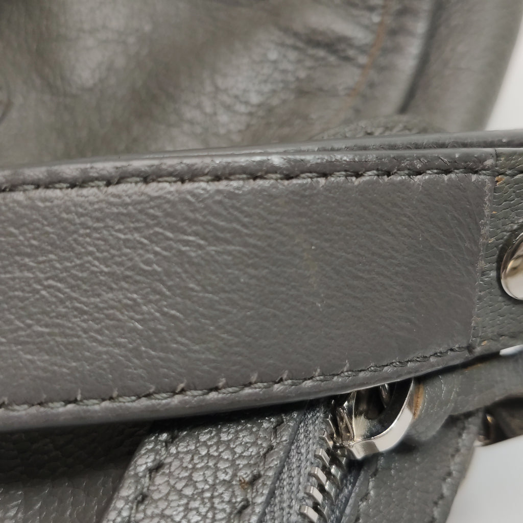 Balenciaga City Metallic Edge Small Gray SHW