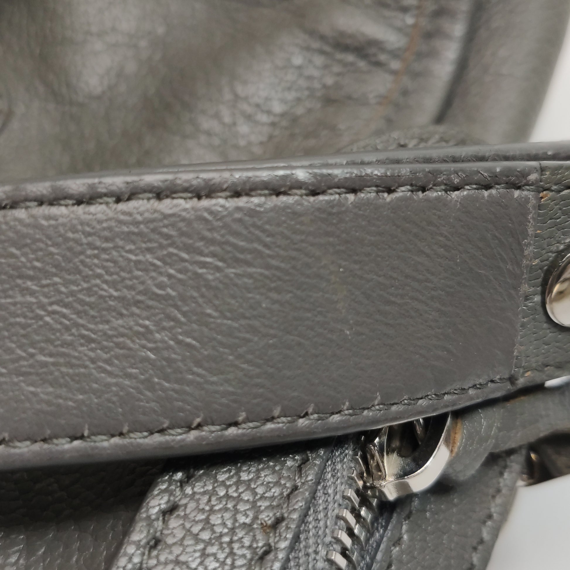 Balenciaga City Metallic Edge Small Gray SHW