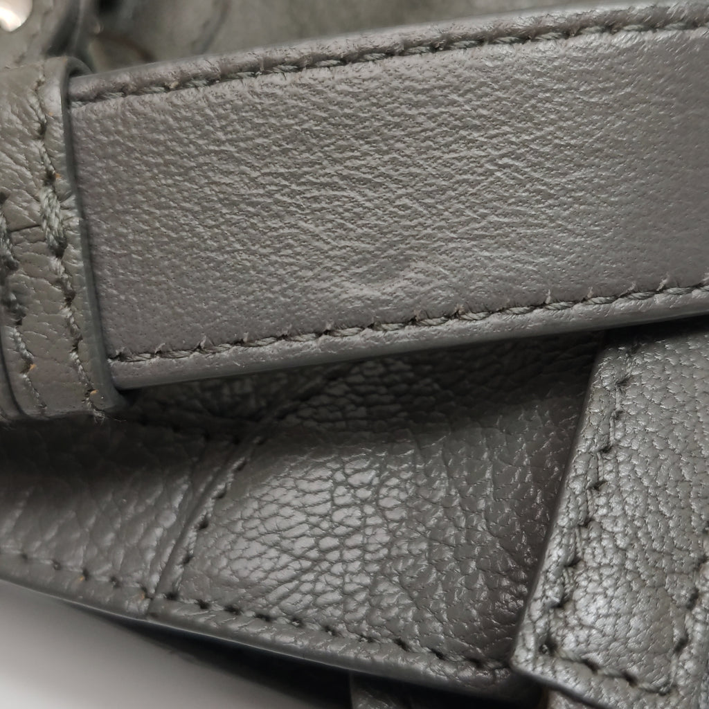 Balenciaga City Metallic Edge Small Gray SHW