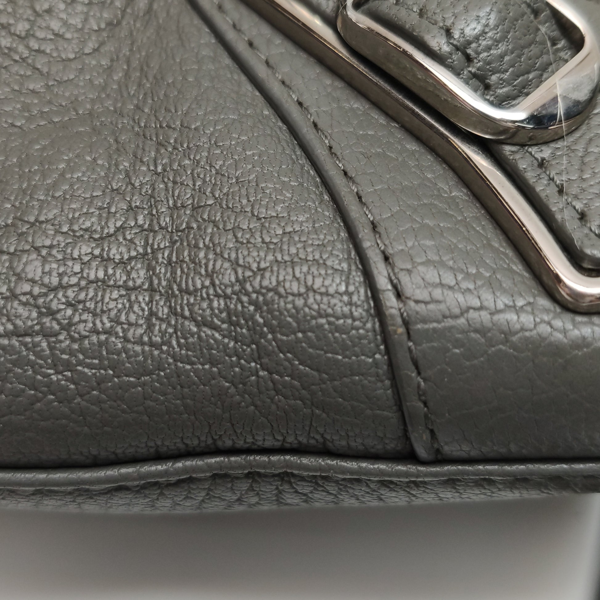 Balenciaga City Metallic Edge Small Gray SHW