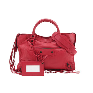 Balenciaga Classic City Medium Red RHW