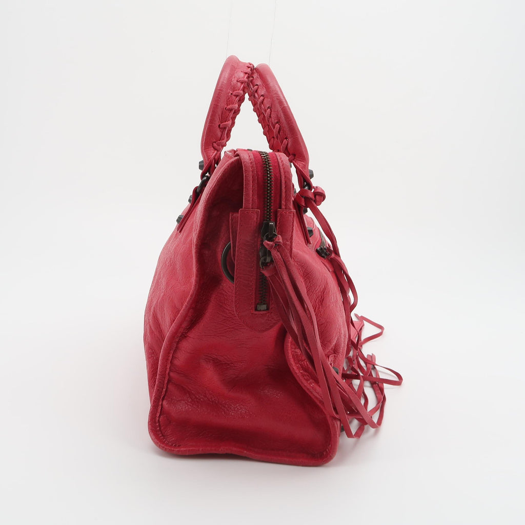 Balenciaga Classic City Medium Red RHW