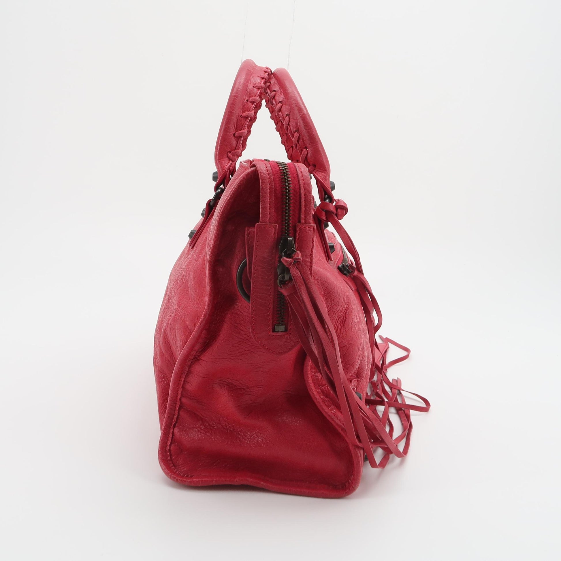 Balenciaga Classic City Medium Red RHW