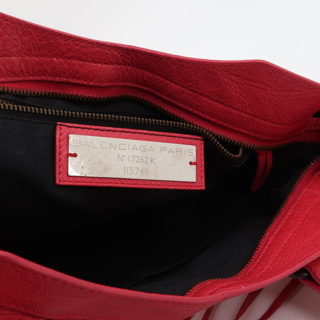 Balenciaga Classic City Medium Red RHW