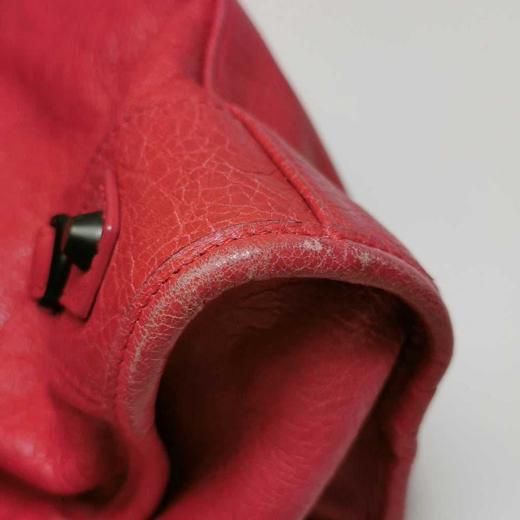 Balenciaga Classic City Medium Red RHW