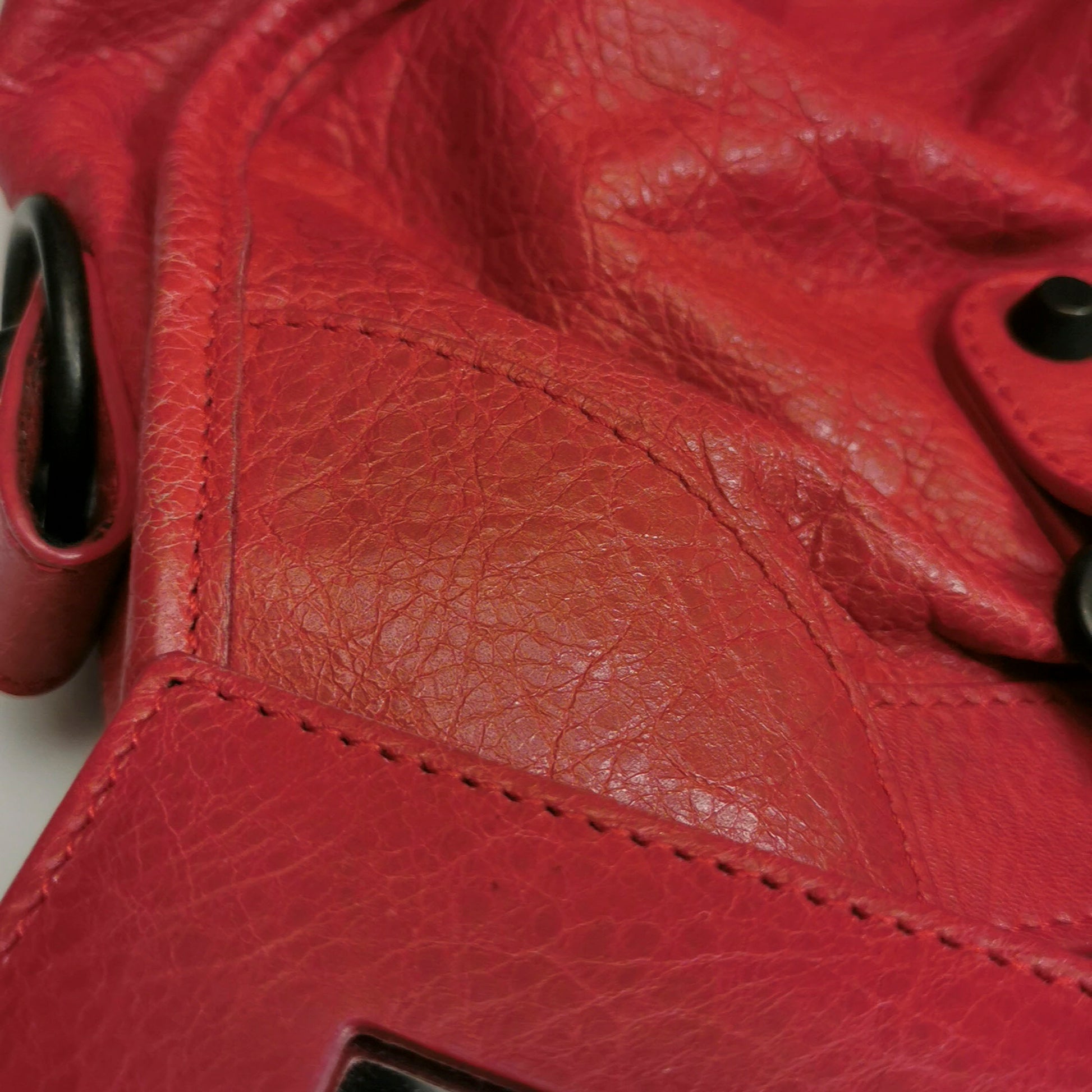 Balenciaga Classic City Medium Red RHW
