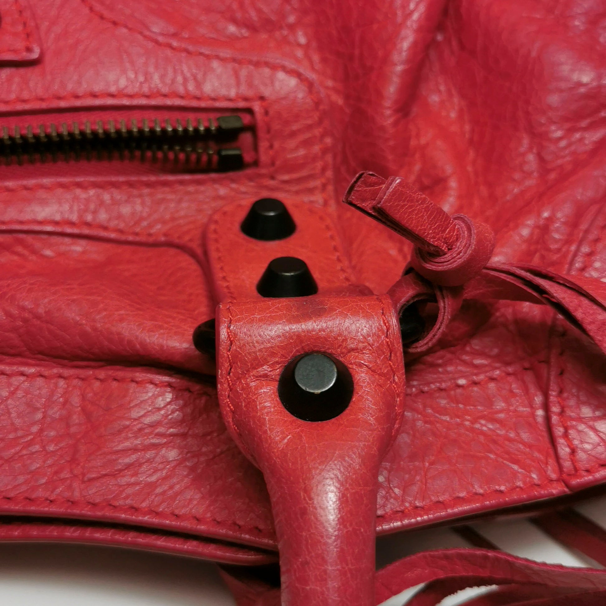 Balenciaga Classic City Medium Red RHW