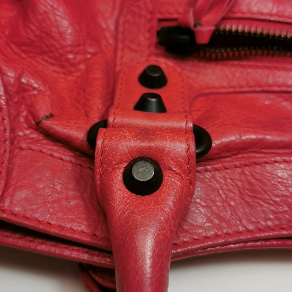 Balenciaga Classic City Medium Red RHW
