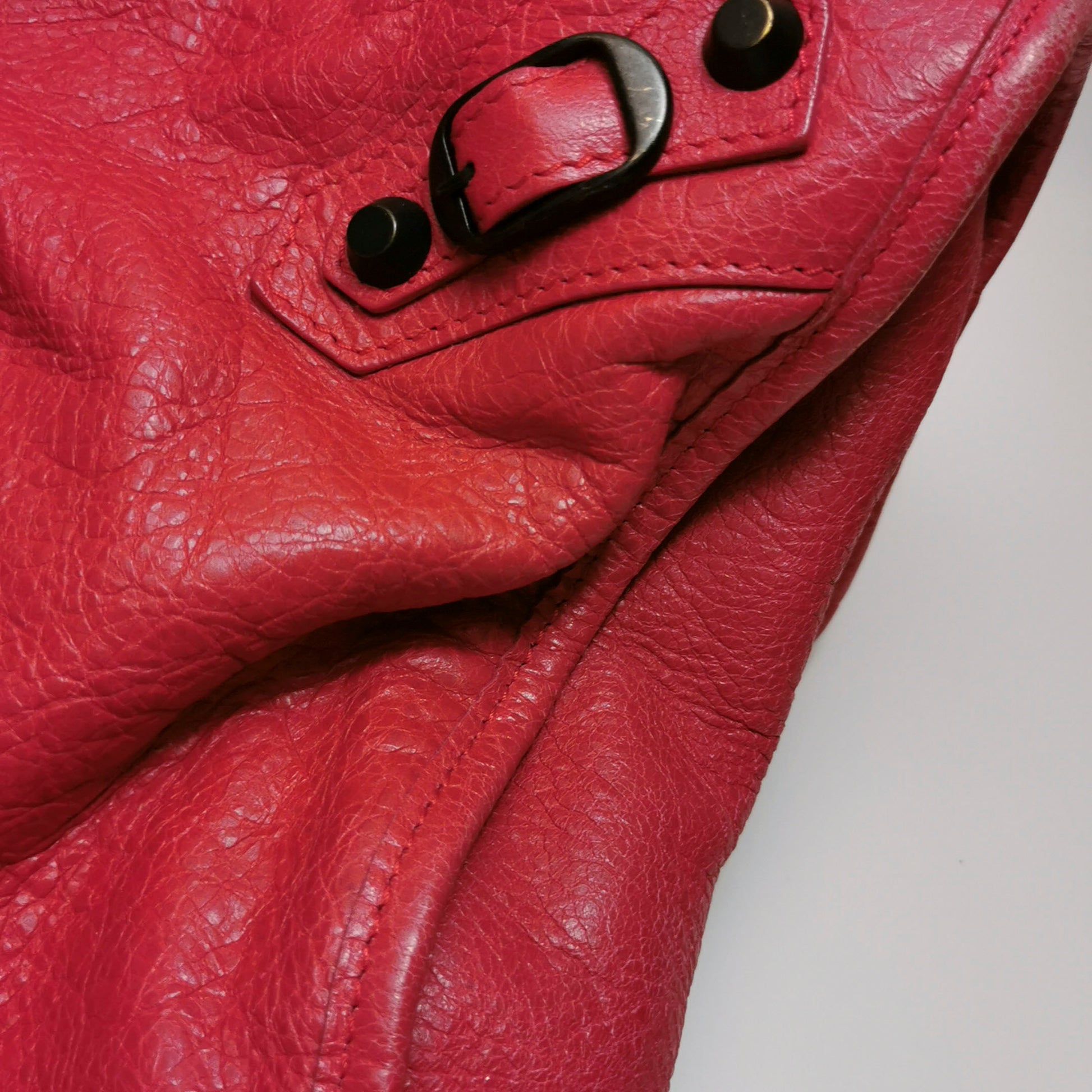 Balenciaga Classic City Medium Red RHW