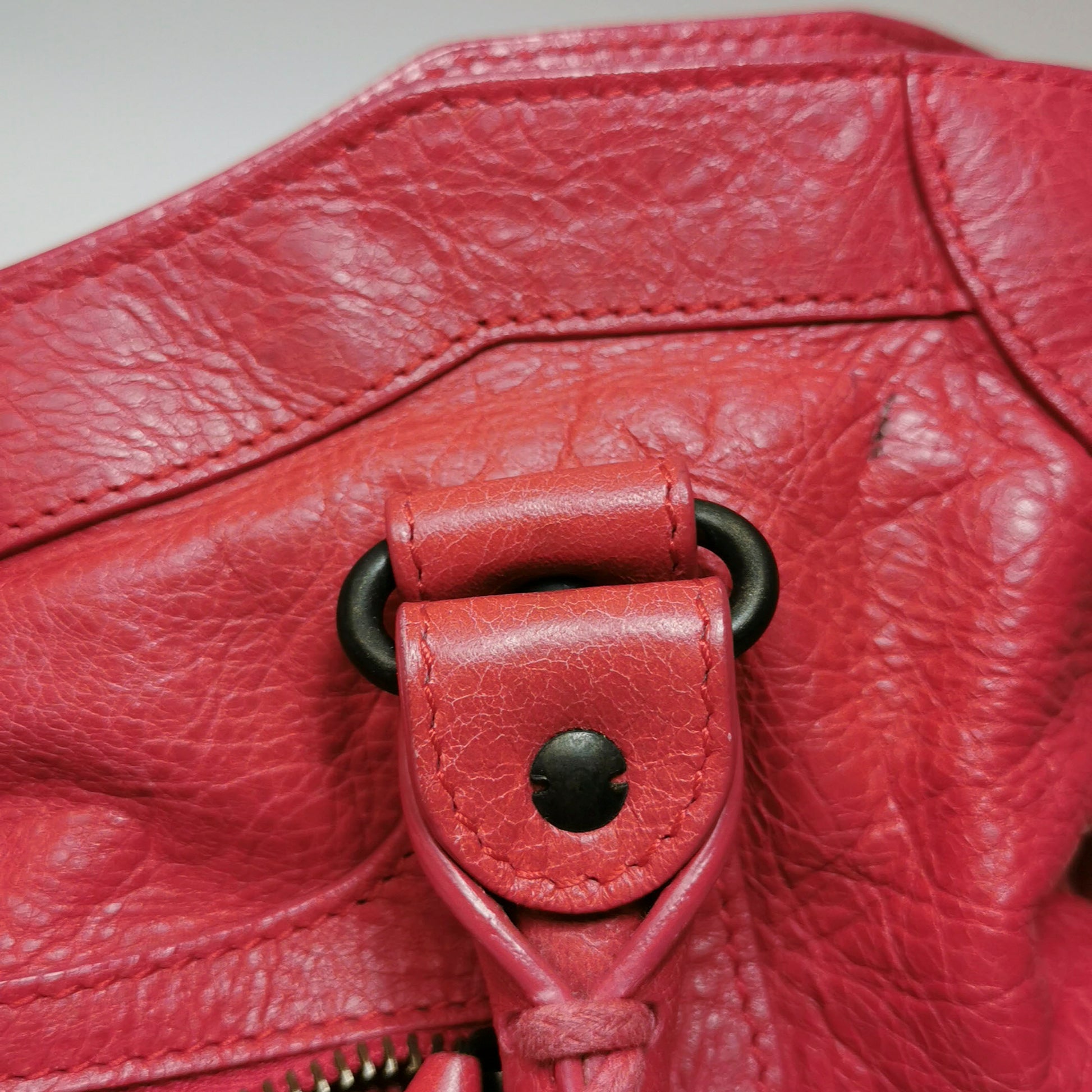 Balenciaga Classic City Medium Red RHW