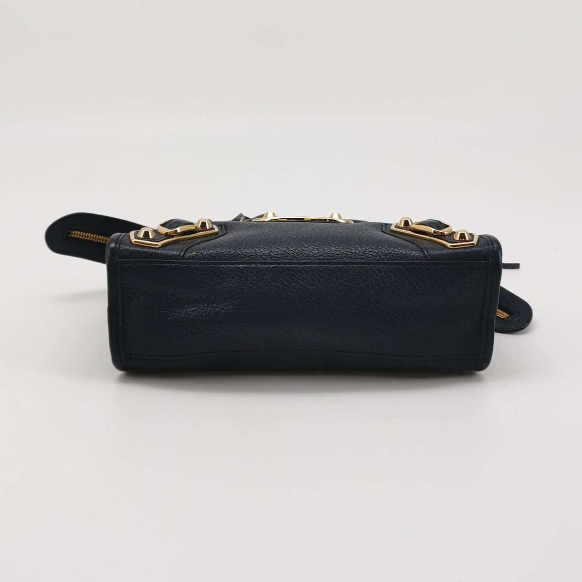 Balenciaga Mini City Metallic Edge Navy Blue