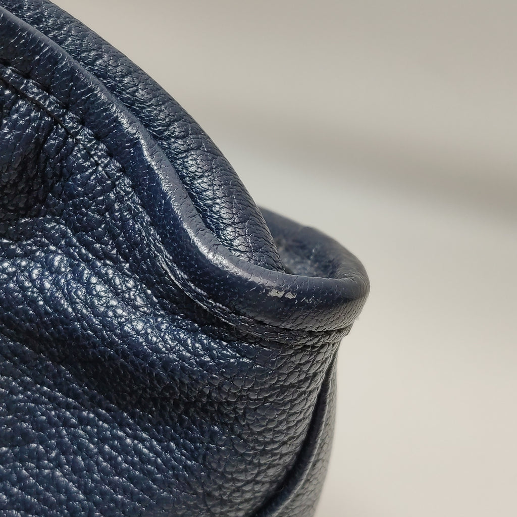 Balenciaga Mini City Metallic Edge Navy Blue