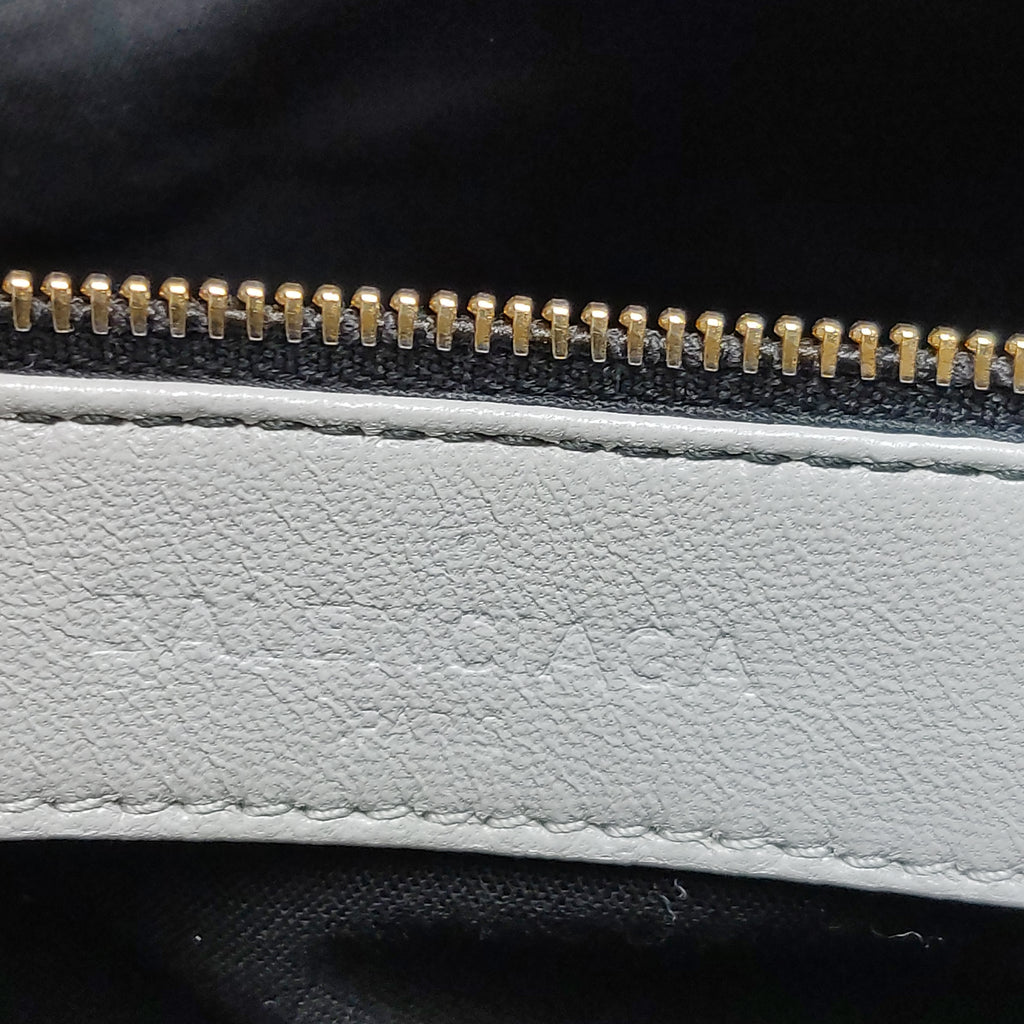 Balenciaga City Medium Metallic Edge Icy Gray GHW