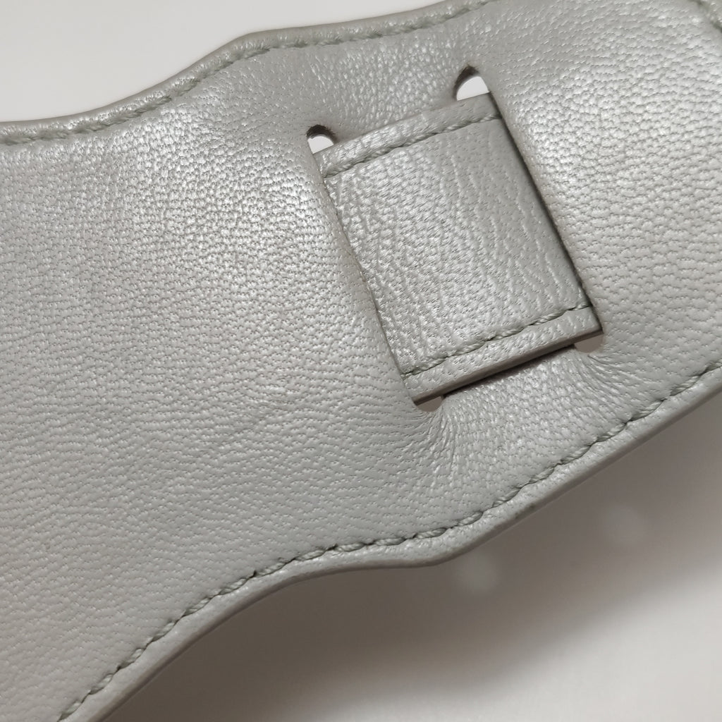 Balenciaga City Medium Metallic Edge Icy Gray GHW