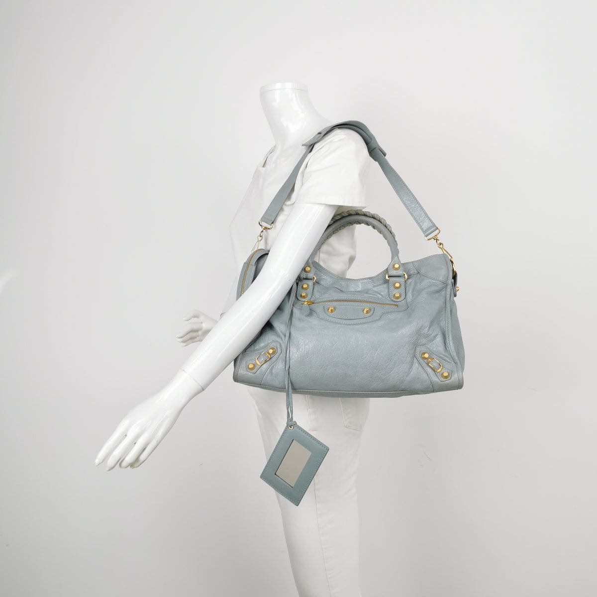 Balenciaga Classic City Medium Light Blue GHW 65468515