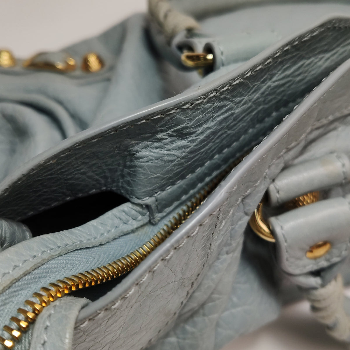 Balenciaga Classic City Medium Light Blue GHW 65468515