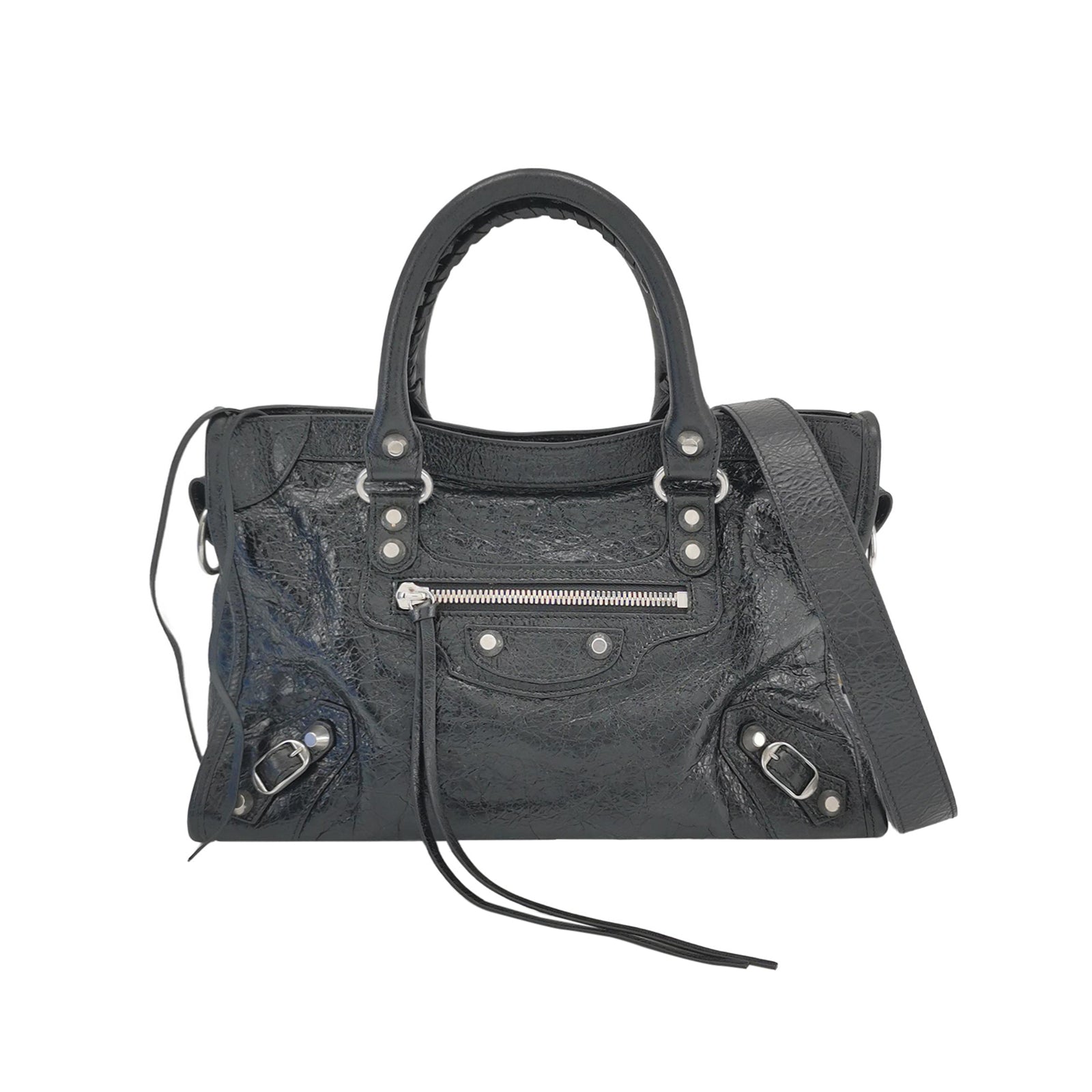Balenciaga City Small Black SHW