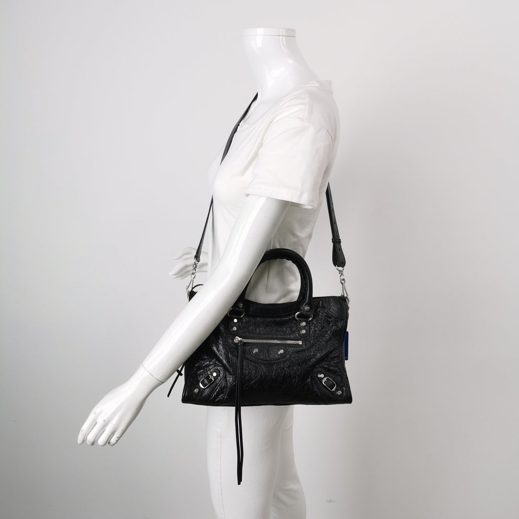 Balenciaga City Small Black SHW