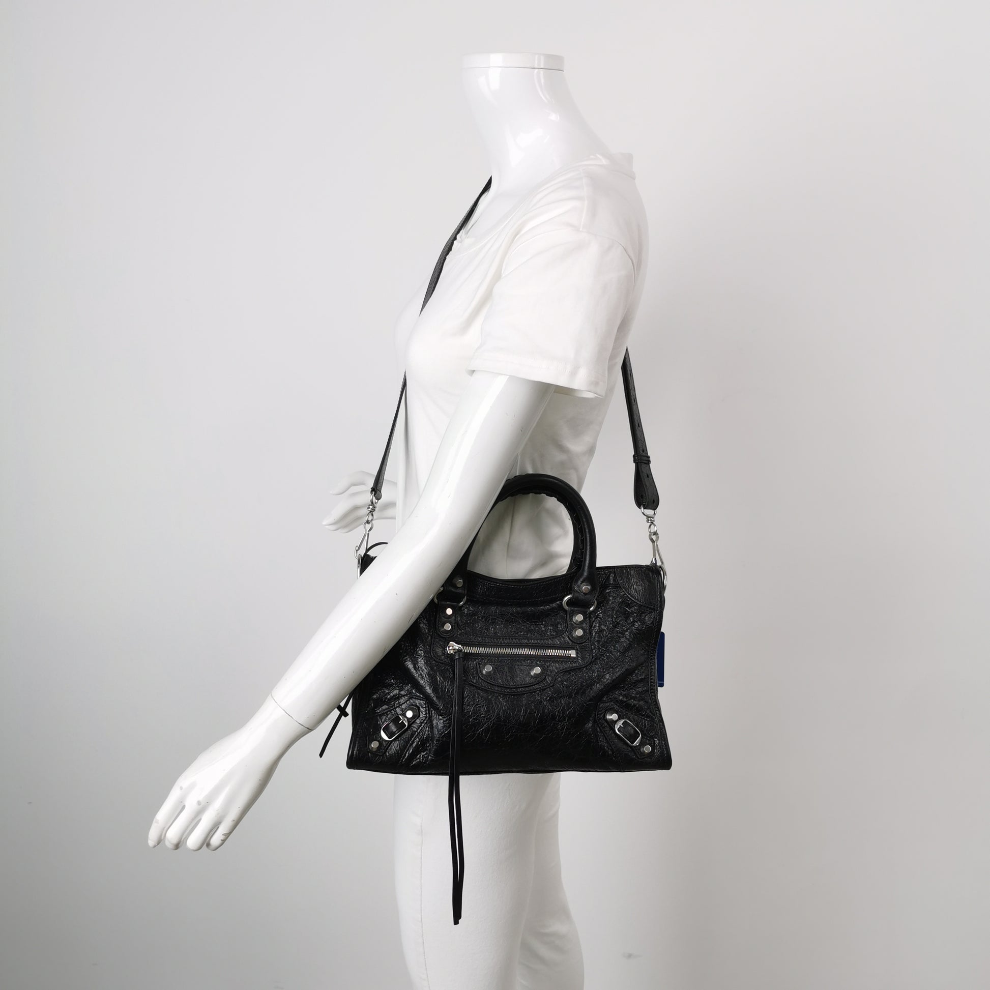 Balenciaga City Small Black SHW