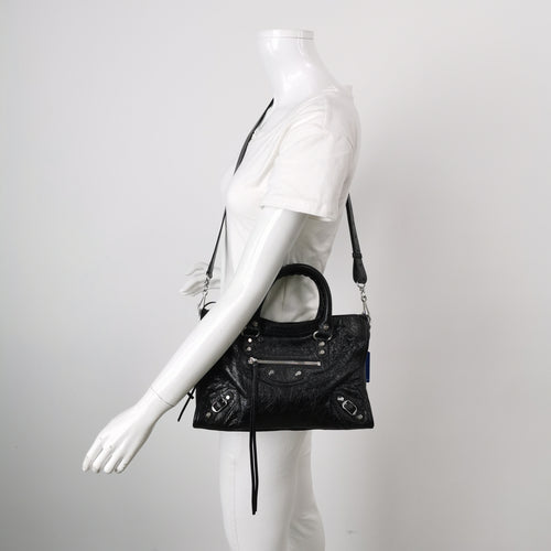Balenciaga City Small Black SHW
