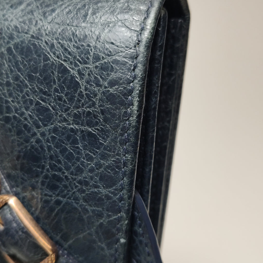 Balenciaga Continental Wallet on Strap Bag Gray