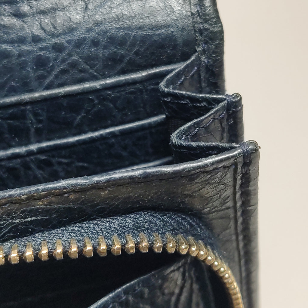 Balenciaga Continental Wallet on Strap Bag Gray