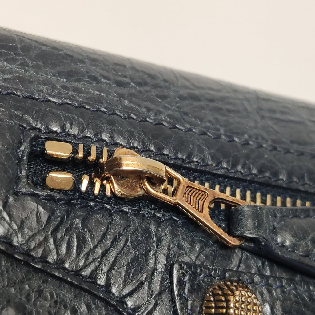 Balenciaga Continental Wallet on Strap Bag Gray