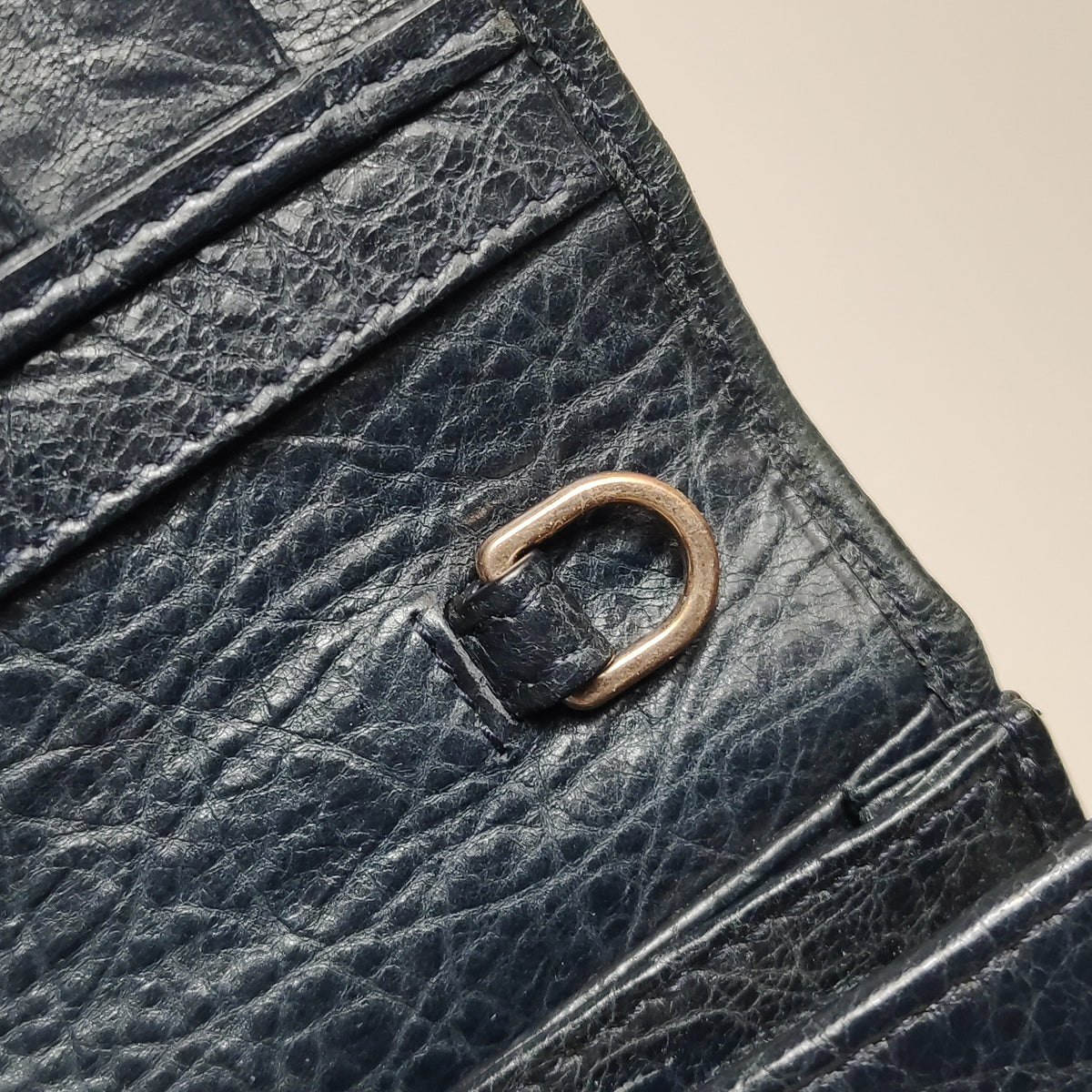 Balenciaga Continental Wallet on Strap Bag Gray