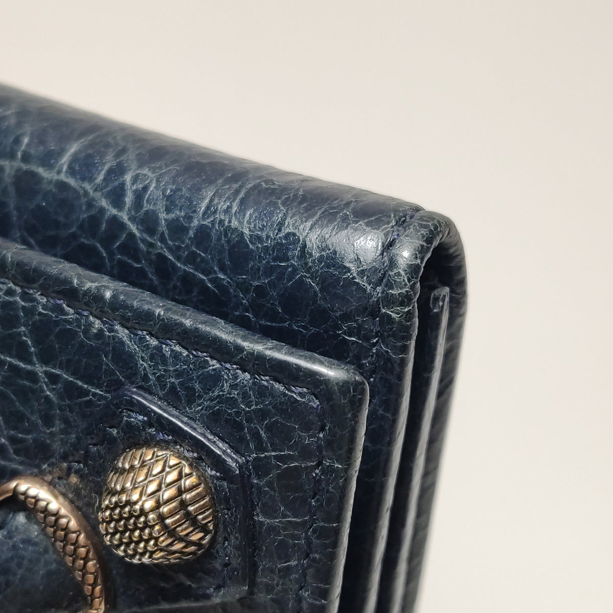 Balenciaga Continental Wallet on Strap Bag Gray
