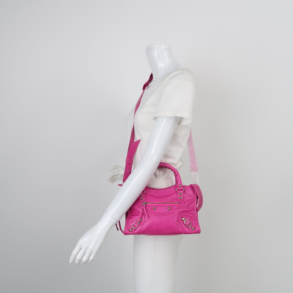 Balenciaga Classic City Mini Bright Pink